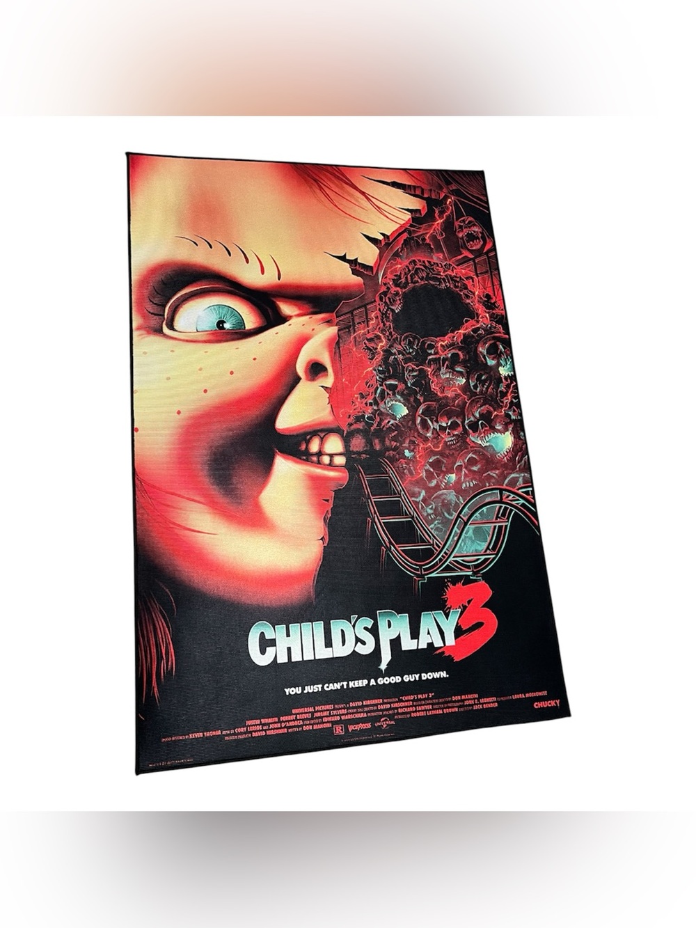 Child's Play 3 Chucky Horror 4ft x 2.5ft area rug